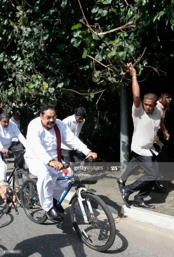Prime Minister Riding Lumala To Parliament - 1